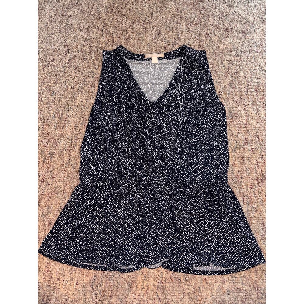 Beautiful, navy banana republic size medium tank top blouse ￼